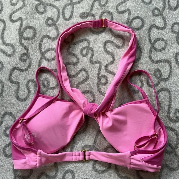 93 Play Street Sophie Butterfly Bikini Top in Poppy - Picture 4 of 5